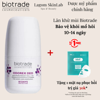 Lăn Khử Mùi Biotrade Odorex Deo Antiperspirant Roll On lòng bàn tay và nách Biotrade 20ml 