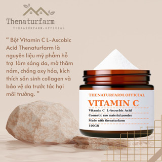    VITAMIN C POWDER   Bột vitamin C L-ascorbic Acid Thenaturfarm 100GR - hỗ trợ sáng da mờ thâm sạm và chống oxi hoá 