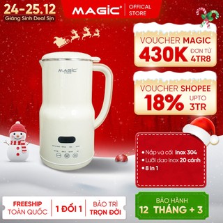  Máy Làm Sữa Hạt Magic A-99 – Lồng Cối Inox 304 Lưỡi Dao 20 Cánh Siêu Nhuyễn Bảo Hành 12 Tháng 