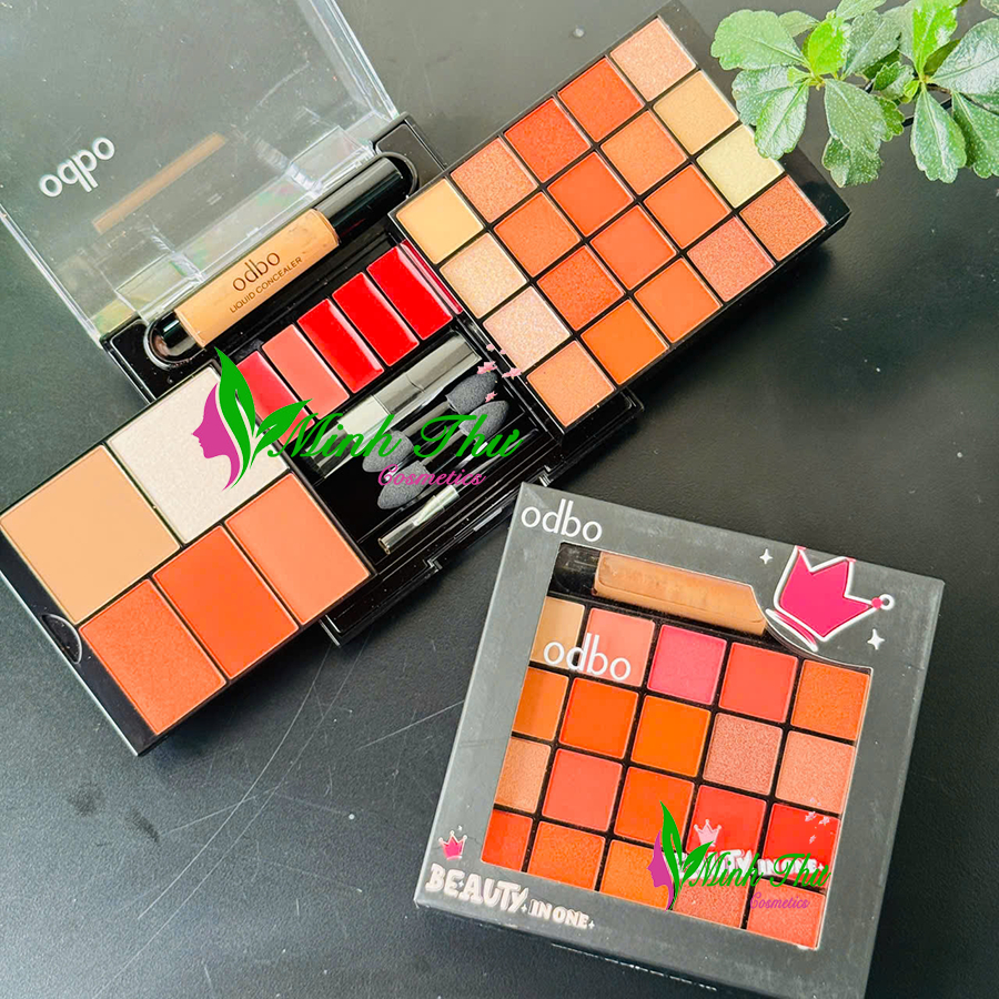Bộ Trang Điểm Odbo Beauty In One Item No. OD1006 - Bảng Mắt 2 Tầng Odbo Thái Lan