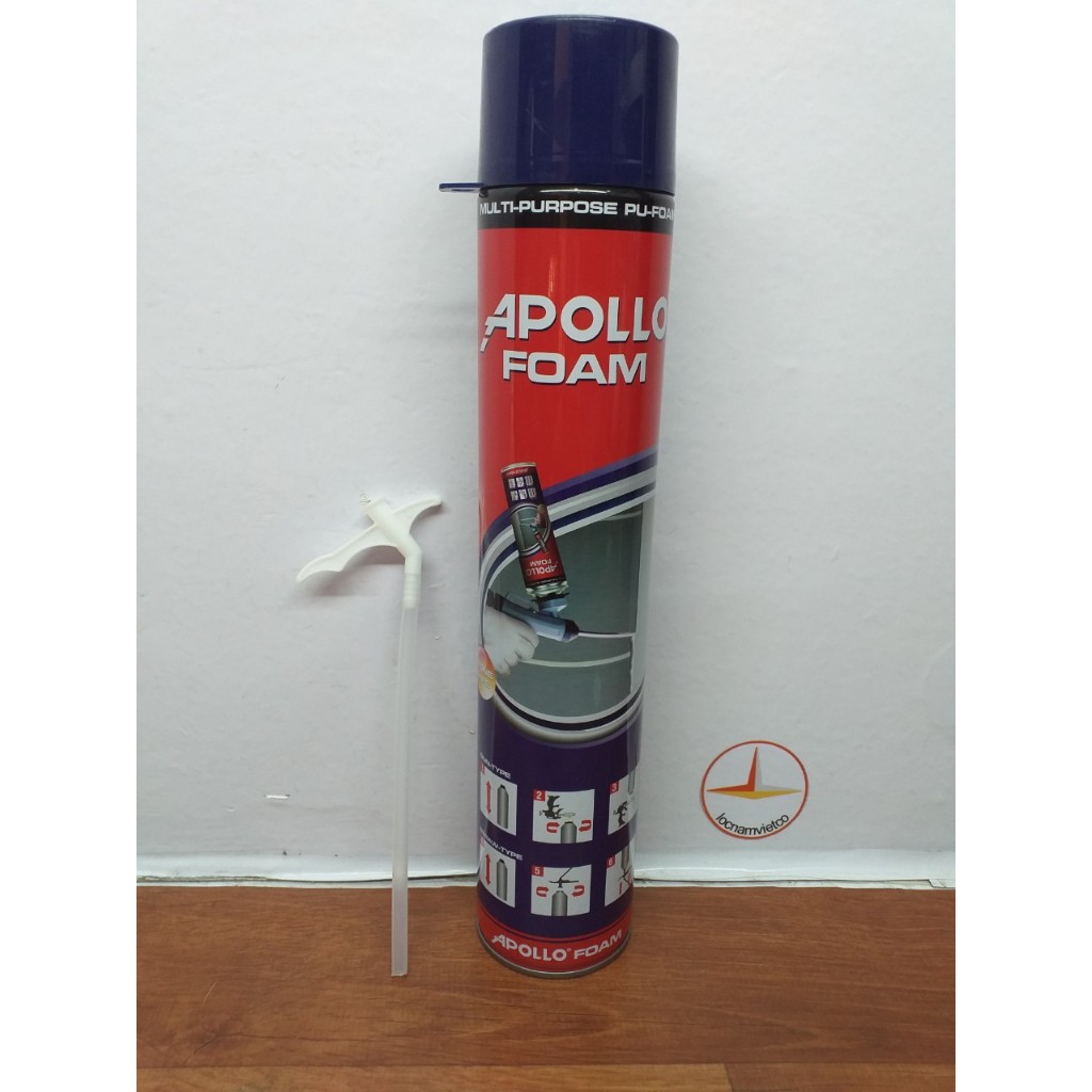 Foam Apollo Bọt trám khe nứt 750 ml