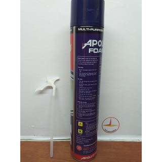 Foam Apollo Bọt trám khe nứt 750 ml