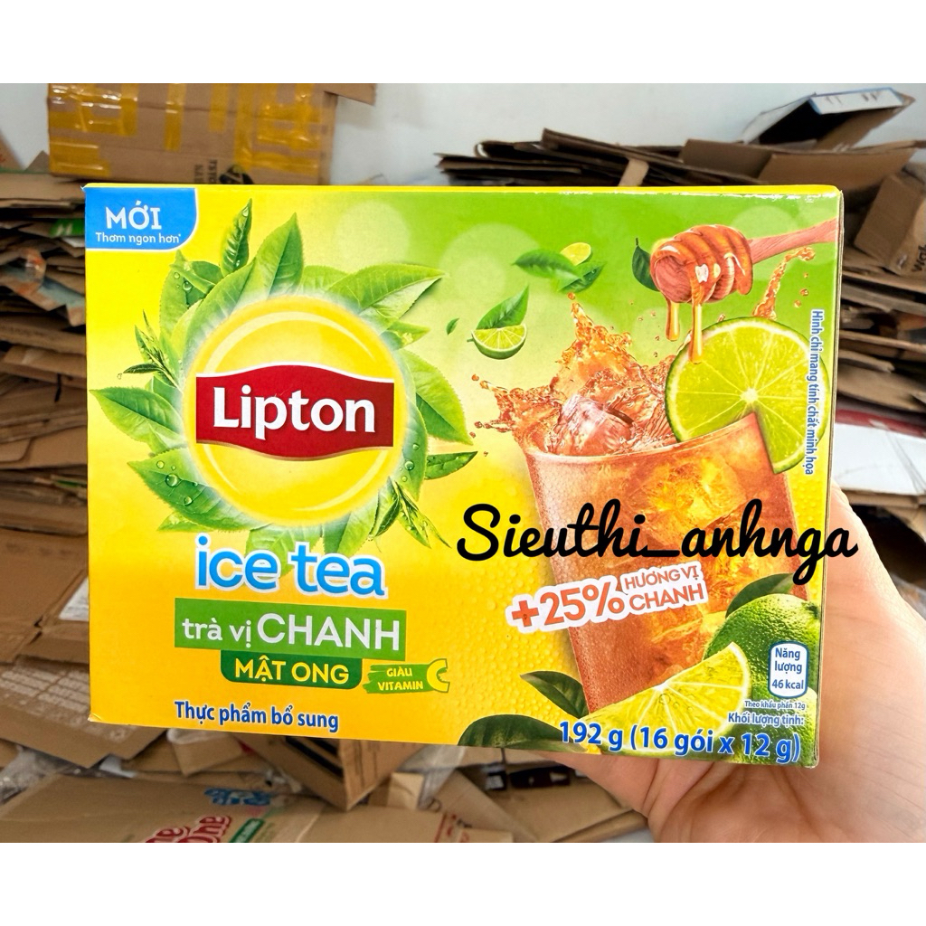 Trà Lipton Ice Tea Vị Chanh-Mật Ong hoà tan 16 gói