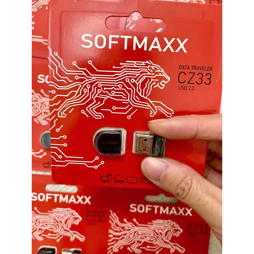 USB Mini CZ33 Cruzer Fit 64Gb-32Gb-16Gb-8Gb-4Gb- Nhỏ gọn,tốc độ nhanh - Softmaxx Bảo hành 5 Năm