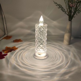 Đèn LED Chiếu Hình Hoa Hồng Kim Cương Lãng Mạn Sử Dụng Pin Sáng Tạo Trang Trí Nhà Cửa / Tiệc Cưới