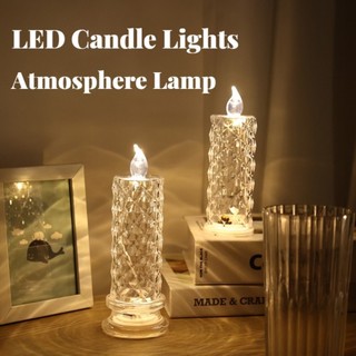 Đèn LED Chiếu Hình Hoa Hồng Kim Cương Lãng Mạn Sử Dụng Pin Sáng Tạo Trang Trí Nhà Cửa / Tiệc Cưới