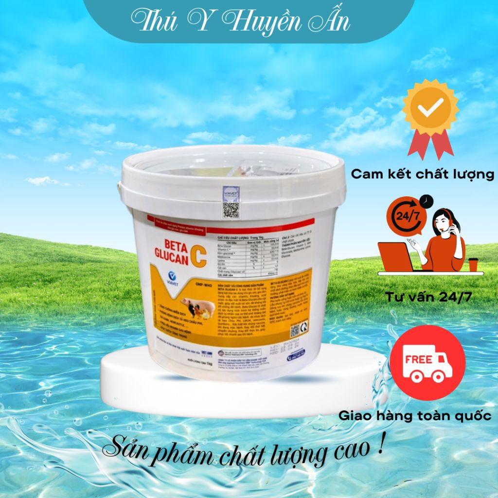 Beta glucan C bảo vệ sức khỏe vật nuôi