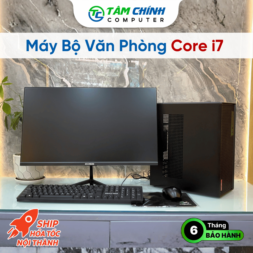Máy Bộ Văn Phòng Intel Core i7-4770 | RAM 16GB | SSD 512GB - Tâm Chính Computer