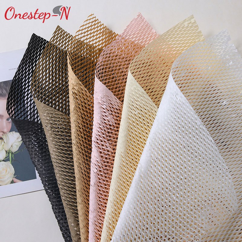 (1 xấp 10 tờ 50*40cm) Giấy tổ ong gói hoa siêu HOT, giấy lót bên trong bó hoa.