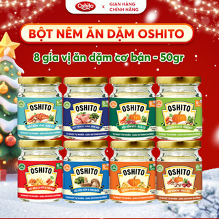  Bột Nêm Ăn Dặm Cho Bé Từ 6 Tháng OSHITO – Gia Vị Ăn Dặm Vị Rau Củ Nấm Rong Biển Thịt Phô Mai–50g 