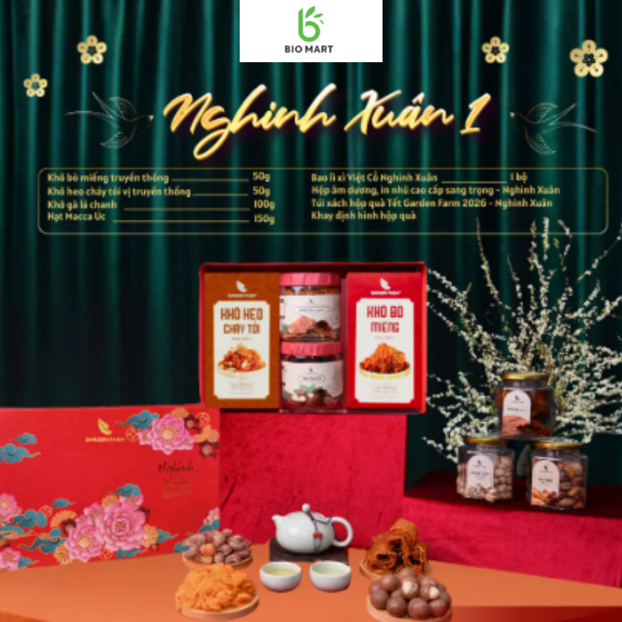 Hộp quà tết Garden Farm 2026 - NGHINH XUÂN 1