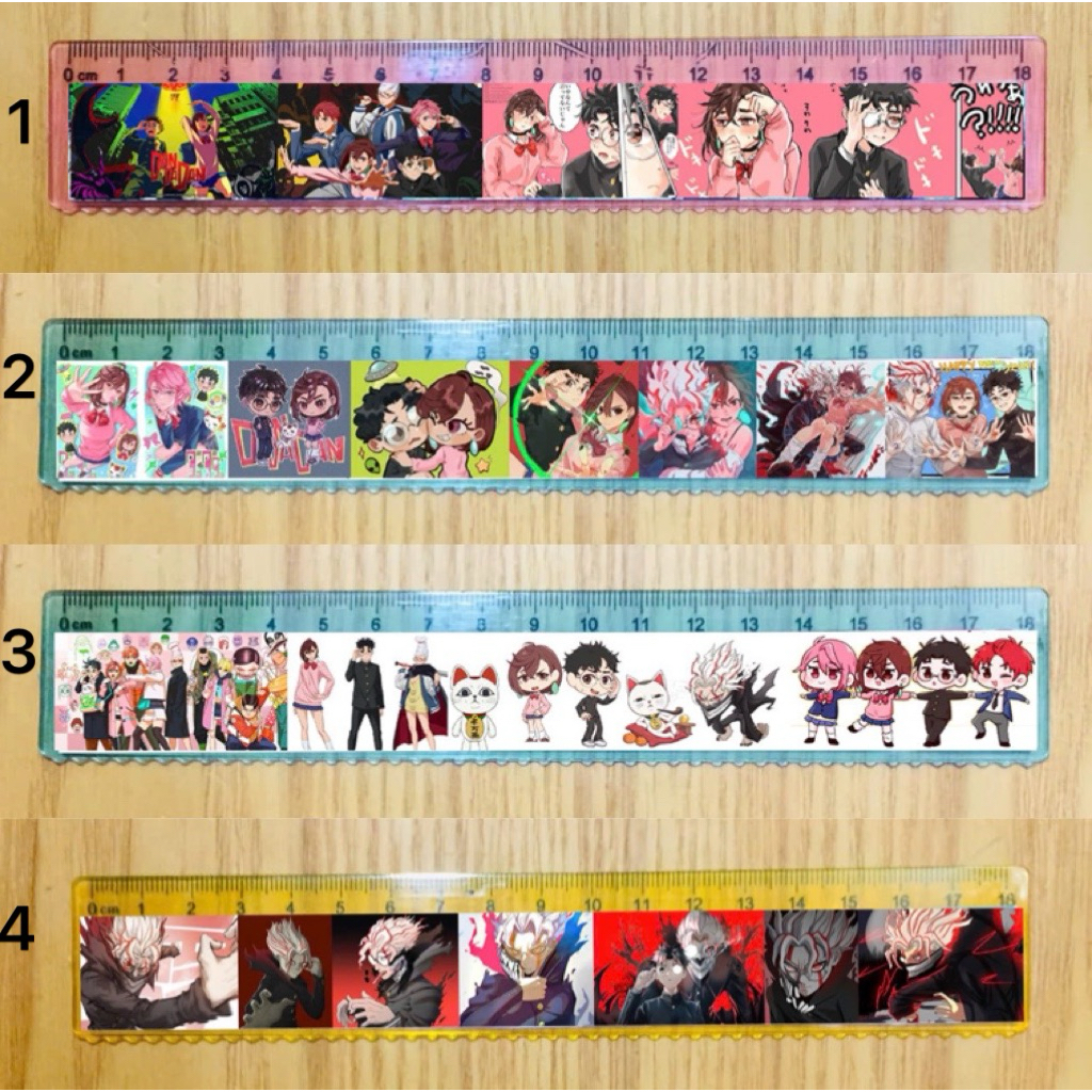 Thước kẻ Dandadan Ayase Momo,Takakura Ken / thước hình Dandadan Ayase Momo,Takakura Ken đan đan đan