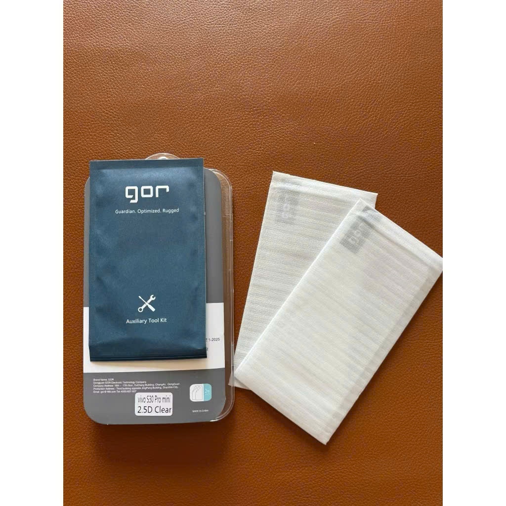 ( sẵn ) Bộ 2 kính cường lực GOR Vivo S30 , S30 Pro Mini trong suốt, siêu mượt