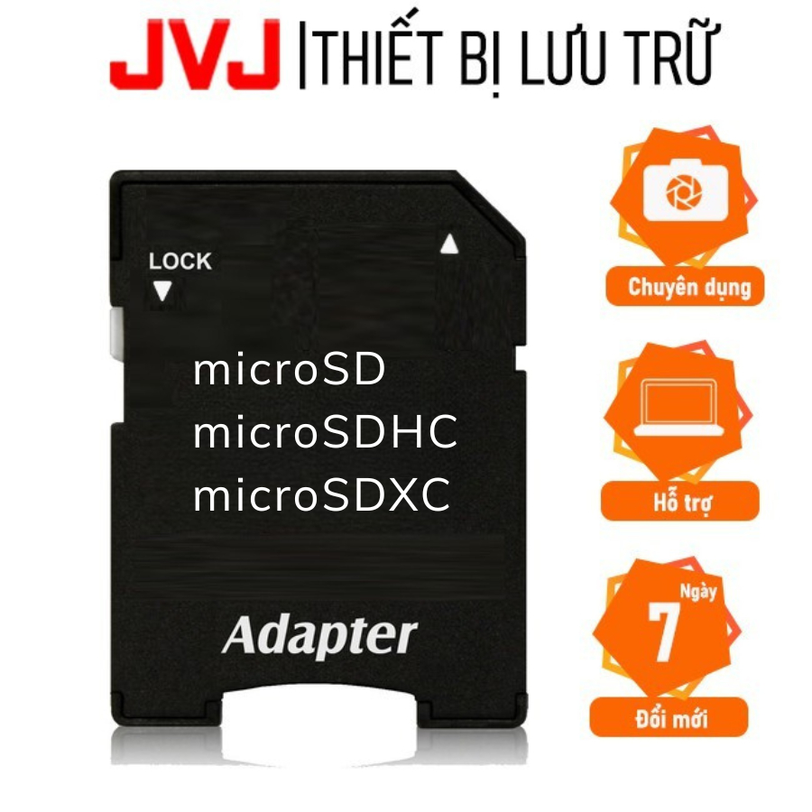 Adapter JVJ, Áo thẻ JVJ chuyển đổi thẻ nhớ Micro SD (TF) sang SD - Dùng cho máy ảnh Laptop