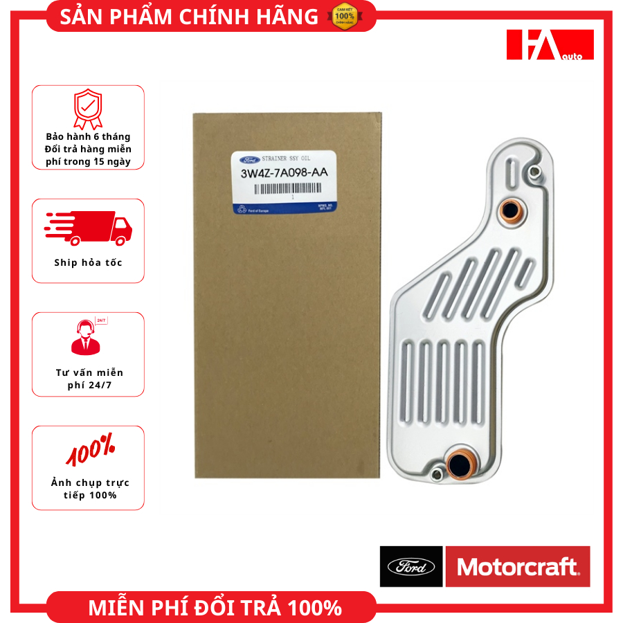 { Hàng Chính Hãng } Lọc dầu hộp số Ford Everest máy xăng _ Mã: 3W4Z-7A098-AA