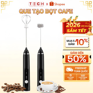 Máy Tạo Bọt Cà Phê Máy Đánh Trứng Cầm Tay Mini Không Dây Đa Năng 3 Chế Độ