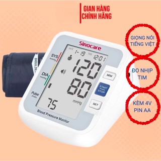 Máy đo huyết áp Sinocare BA-801 Chính Hãng ( Giọng nói Tiếng Việt)