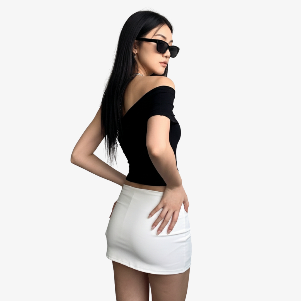 Chân Váy Dáng Ngắn Cạp Trễ Ôm Vòng 3 Chất Umi Co Giãn Thoải Mái By ChaBon CB24 | BigBuy360 - bigbuy360.vn