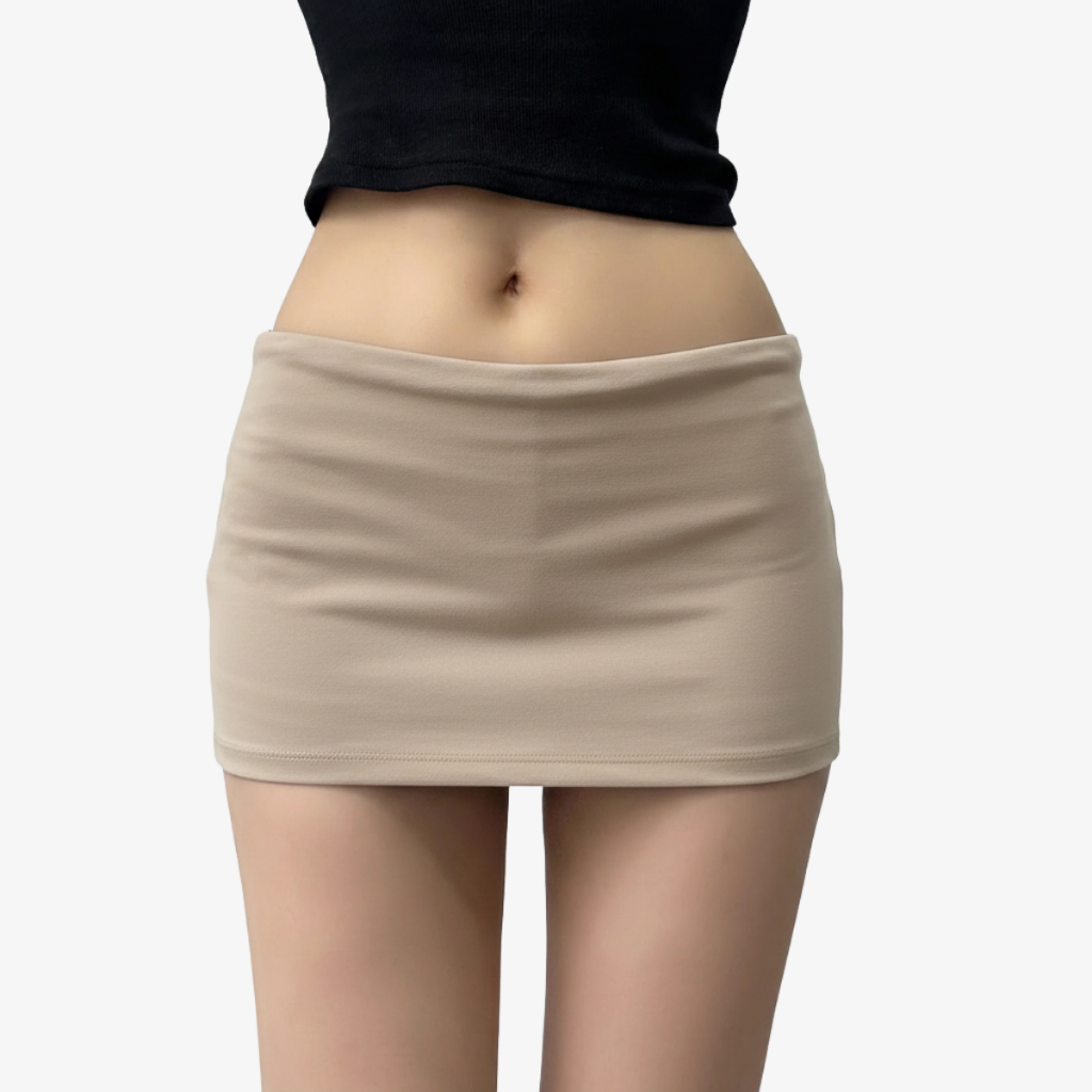 Chân Váy Dáng Ngắn Cạp Trễ Ôm Vòng 3 Chất Umi Co Giãn Thoải Mái By ChaBon CB24 | BigBuy360 - bigbuy360.vn