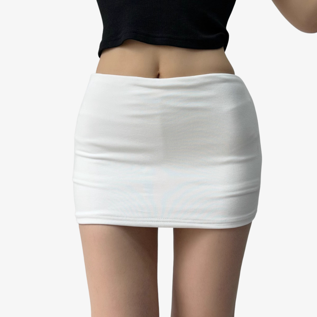 Chân Váy Dáng Ngắn Cạp Trễ Ôm Vòng 3 Chất Umi Co Giãn Thoải Mái By ChaBon CB24 | BigBuy360 - bigbuy360.vn