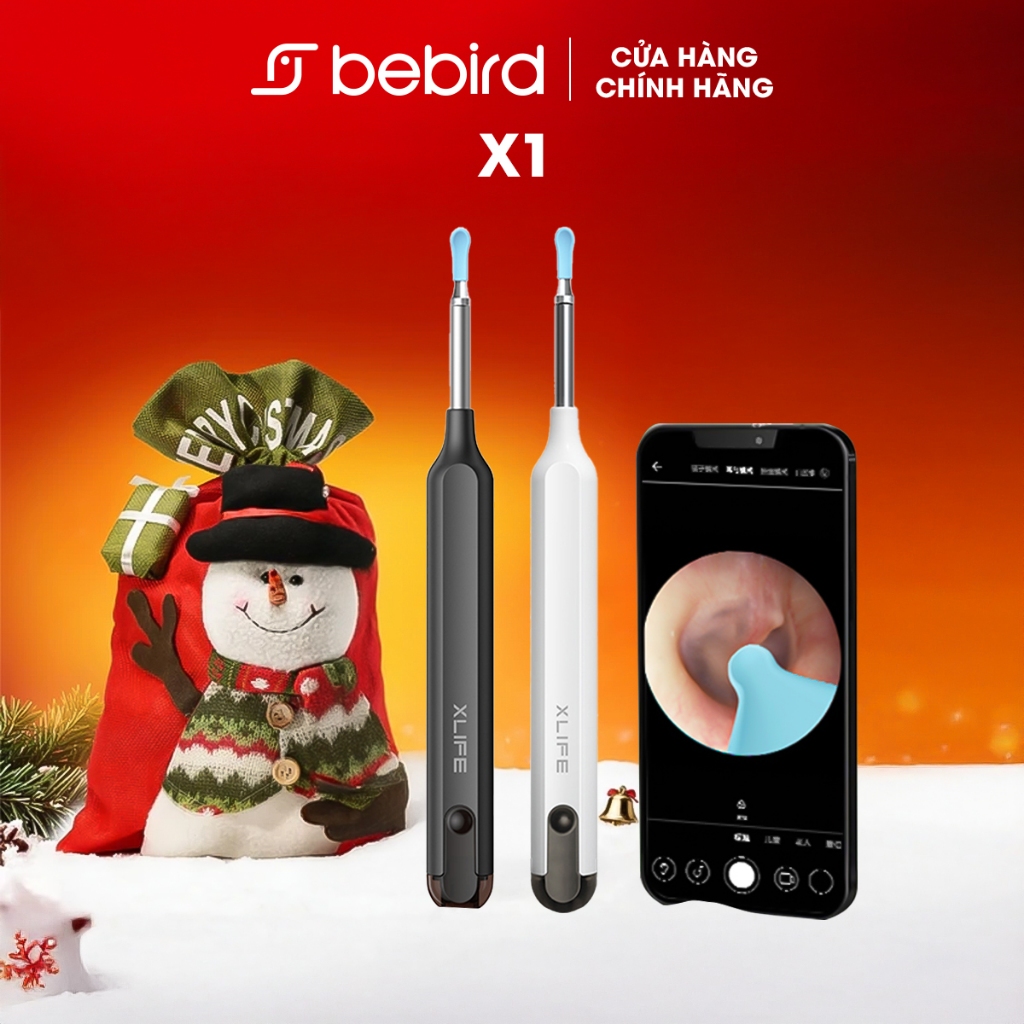  Dụng Cụ Lấy Ráy Tai Camera Bebird XLife X1   Bebird R1 Camera Soi Tai Quan Sát Trên App Điện Thoại 