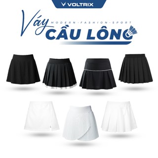  Váy cầu lông YONEX và LINING Váy Thể Thao Có Lót Trong Vải Thun 4 chiều logo in 