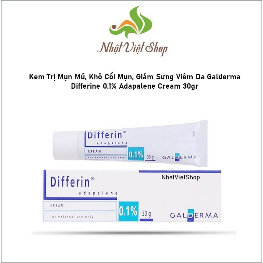 Kem Giảm Mụn Mủ, Khô Cồi Mụn, Giảm Sưng Da Galderma Cream 30g