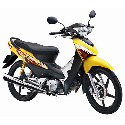 [MÓN LẺ]Dàn áo Wave RS 100 2007 2008 vàng chính hãng, Bộ áo màu Wave RS100