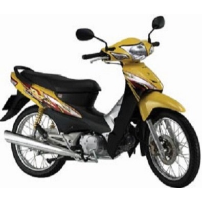 [MÓN LẺ]Dàn áo Wave RS 100 2006 2007 vàng chính hãng, Bộ áo màu Wave RS100