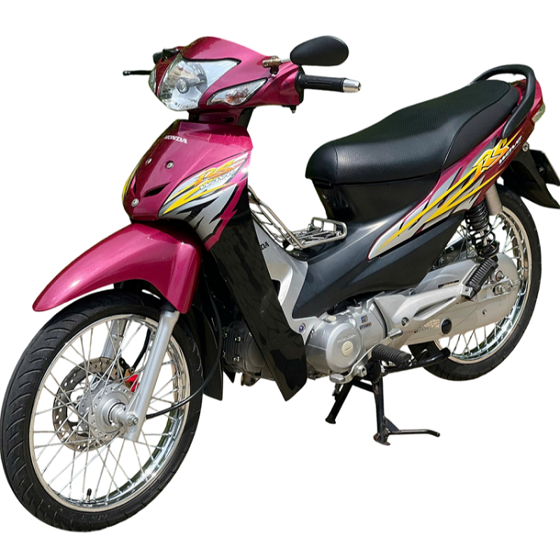 [MÓN LẺ]Dàn áo Wave RS 100 2005 2006 tím chính hãng, Bộ áo màu Wave RS100