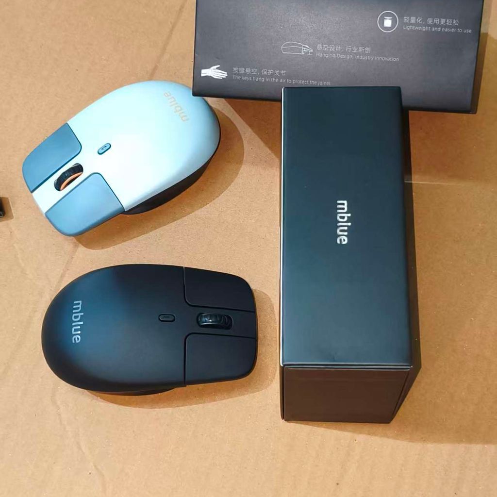 Chuột không dây công thái học hãng MEIZU mblue M203 chân sạc Type-C