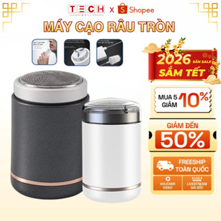 Máy cạo râu mini chống nước, Tích hợp 2 lưỡi dao kép chuẩn IPX7, cắm sạc USB cực tiện