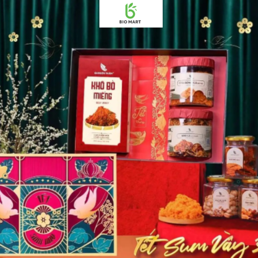 Hộp quà tết Garden Farm 2026 - TẾT SUM VẦY 3 (kèm túi)