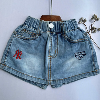 Quần đùi jean Quần short jean giả váy cho bé gái Size 12-28kg J640