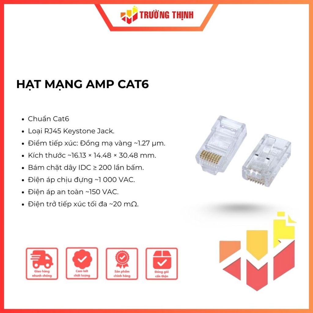 HẠT MẠNG AMP Commscope  CAT6