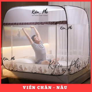 Màn chụp ngủ chống muỗi tự bung người lớn Kiều Phi - Mùng chụp tự bung 1m2 1m4 1m6 1m8 2m2 gấp gọn