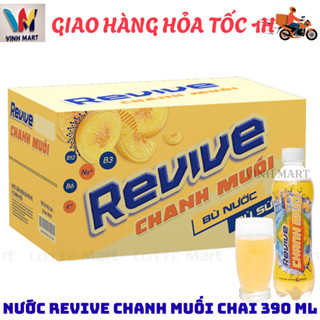  Revive Chanh Muối Bù Khoáng Thùng 24 Chai 390ml 