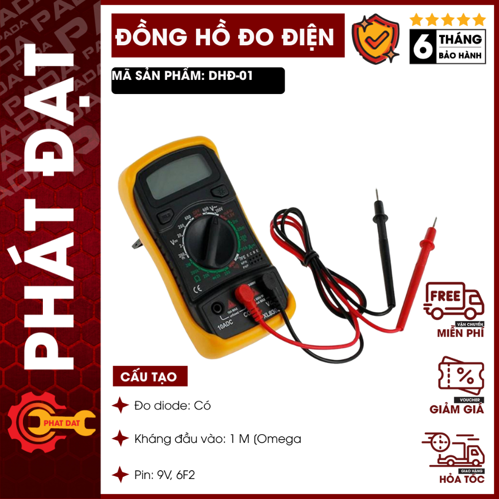 Đồng hồ đo điện vạn năng XL830L