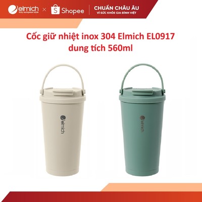Cốc giữ nhiệt inox 304 Elmich EL0917 dung tích 560ml