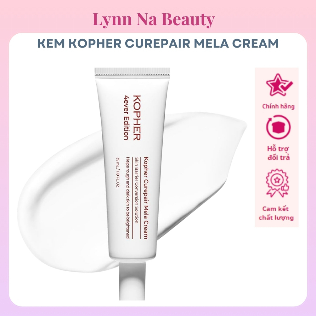Kem Dưỡng Nâng Cơ KOPHER Curepair Mela Cream 35ml – Dưỡng Sáng, Căng Bóng và Chống Lão Hoá