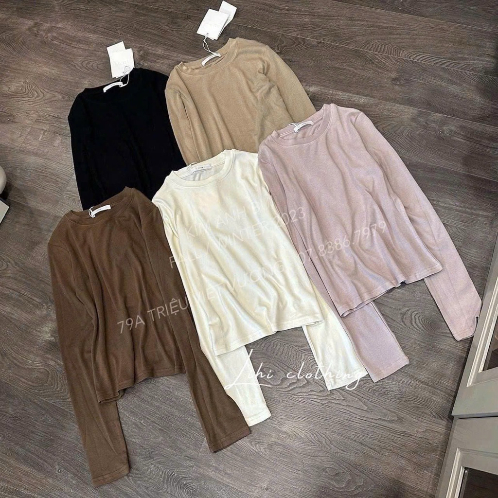 𝐑𝐨𝐲𝐞𝐞 𝐜𝐥𝐨𝐬𝐞𝐭 | ÁO THUN DÀI TAY CỔ TRÒN FREESIZE CHUẨN HÀNG L1 KIM ANH BUI MÁC JUNE
