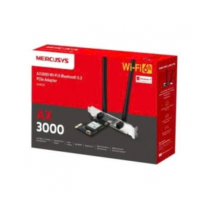 Card thu Wifi 6 + Bluetooth 5.3 Mercusys MA80XE AX3000 Chính hãng (2 anten)