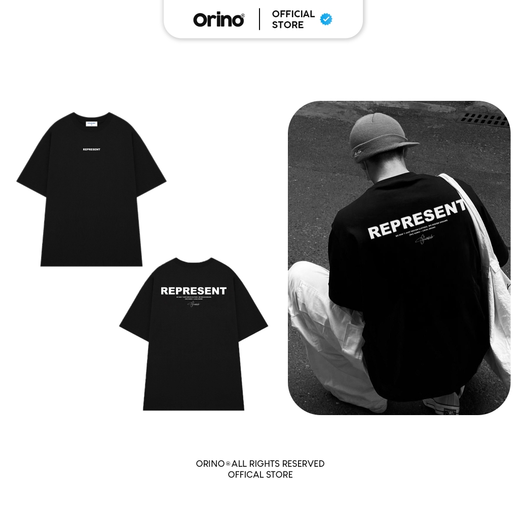 Áo Thun In Orino Studio - REPRESENT - Local Brand Premium 100% COTTON 250GSM