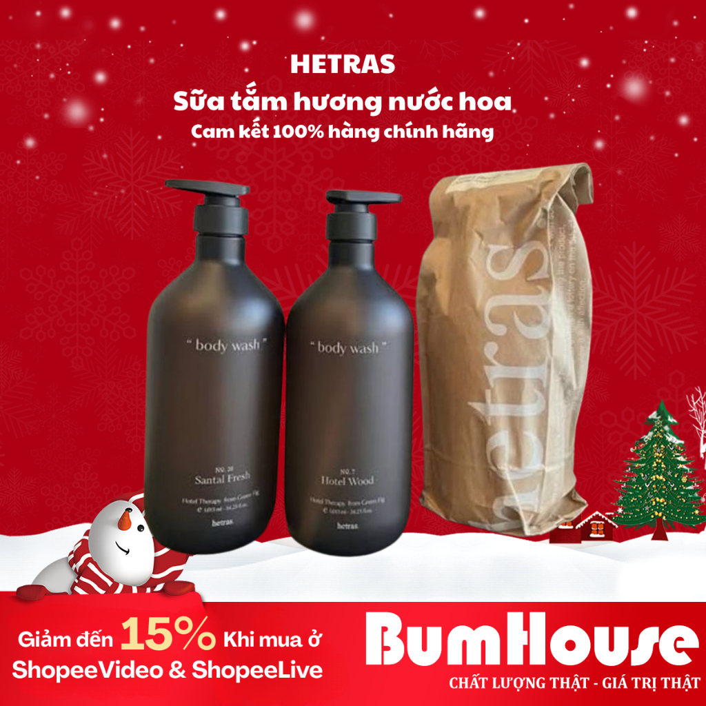 Sữa Tắm Hương Nước Hoa Hetras Body Wash 1013ml