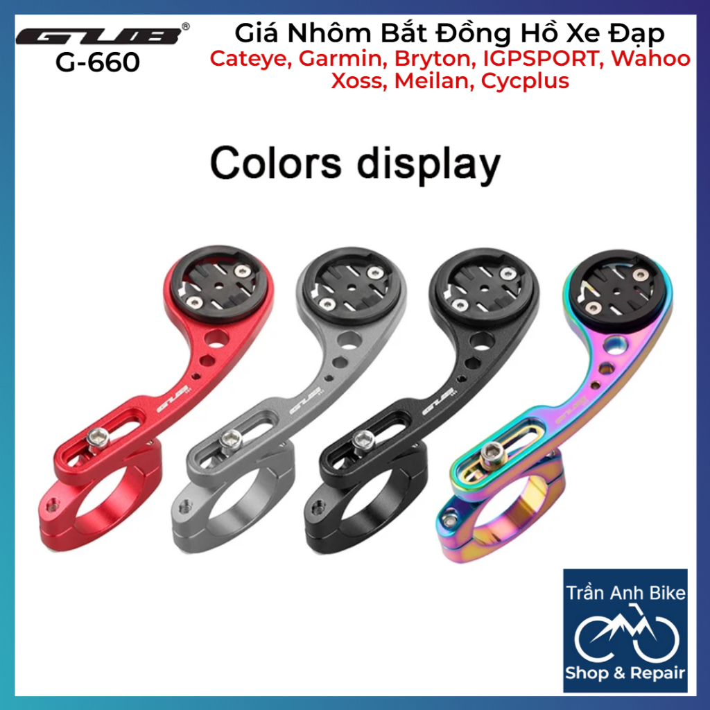 Giá Đỡ Đồng Hồ Xe Đạp GUB G-660 – Tương Thích Garmin, Bryton, IGPSPORT, XOSS