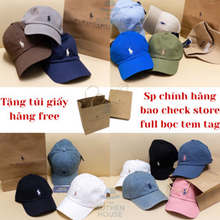 [AUTH] Nón/ Mũ Polo Ngựa basic chính hãng, full detial thêu, unisex, form cạn, full tem tag túi giấy, no check code.