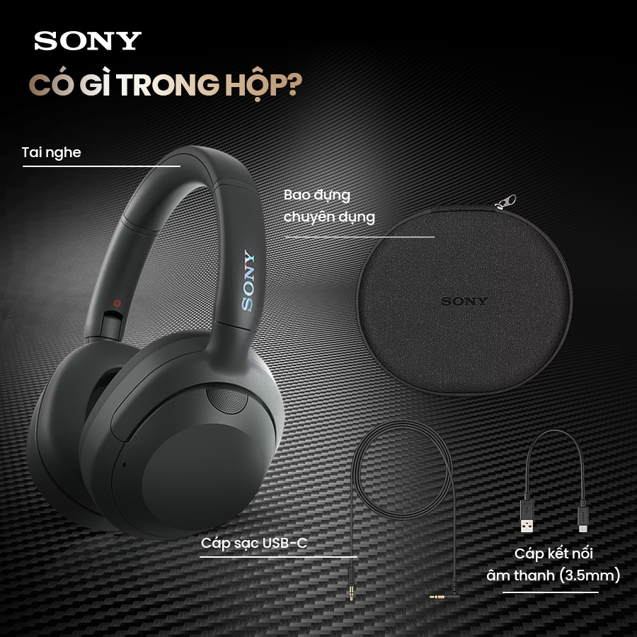 Tai nghe bluetooth chụp tai Sony WH-ULT900N chống ồn chủ động, pin 50h, âm bass mạnh mẽ | BigBuy360 - bigbuy360.vn