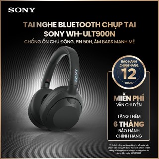  Tai nghe bluetooth chụp tai Sony WH-ULT900N chống ồn chủ động pin 50h âm bass mạnh mẽ 
