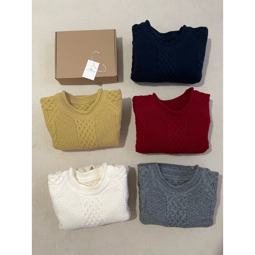 nimstudio | áo len basic style Hàn