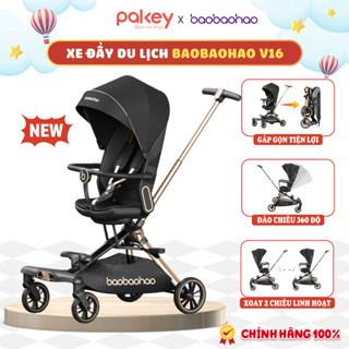   Mới 2026  Xe Đẩy Cho Bé Baobaohao V16 Xe Đẩy Gấp Gọn 2 Chiều 3 Chế Độ Ngả Mang Đi Chơi Xe Đẩy Du Lịch Dễ Dàng 
